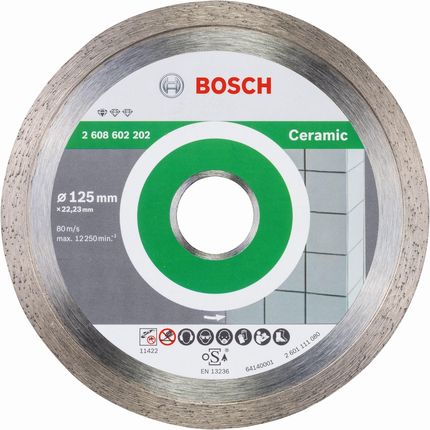 Bosch diamentowa tarcza tnąca Standard For Ceramic 125mm 1 szt. 2608602202