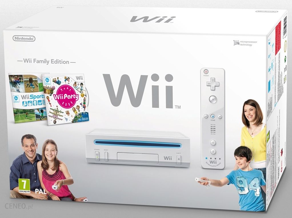 Nintendo Wii Family Edition Bialy Ceny I Opinie Ceneo Pl