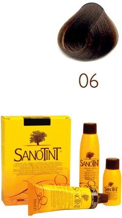 Sanotint Farba Do Włosów Bez Amoniaku 06 Kolor Ciemny Brąz 125ml