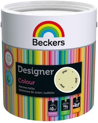 Beckers Lateksowa do Ścian i Sufitów Designer Colour Silver Pearl 5L Mat (8428798005)