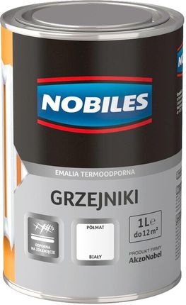 Nobiles Emalia Olejno-Ftalowa Grzejniki Biały 1 l (60050013)