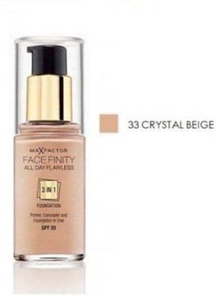 Max Factor Face Finity All Day Flawless Foundation 3in1 Podkład 33 Crystal Beige 30ml