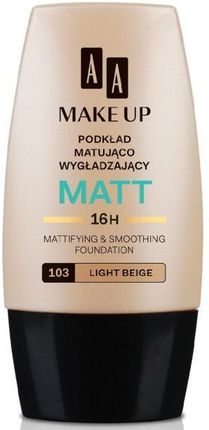 AA Make Up Matt podkład matująco wygładzający 103 light beige 30 ml