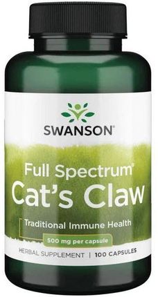 Swanson Cat's Claw 500 mg 100 tab.