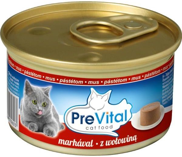 Karma Partner In Pet Food Prevital Mus Z Wołowiną 85G Ceny i opinie