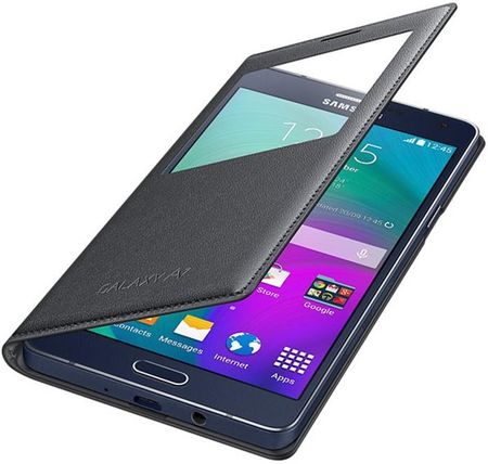 Samsung S-View Cover do Galaxy A7 Leather Grafitowy (EF-CA700BCEGWW)