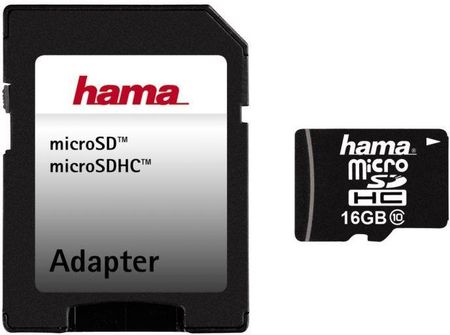 Hama microSDHC 16GB Class 10 (108088)