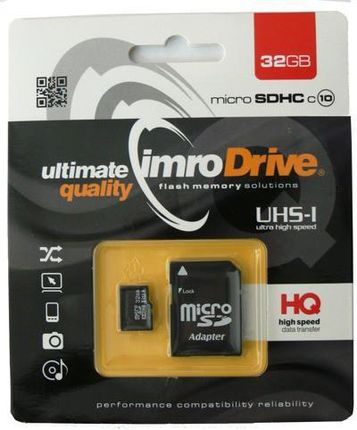 Imro micro SDHC UHS-I 32GB + adapter