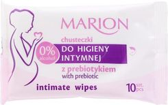 Marion Chusteczki do higieny intymnej z prebiotykiem 10 sztuk - Chusteczki do higieny intymnej