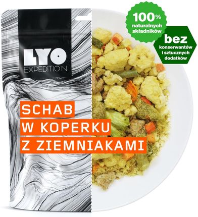 Lyo Food Liofilizowana Schab W Sosie Koperkowym 104G (500G)