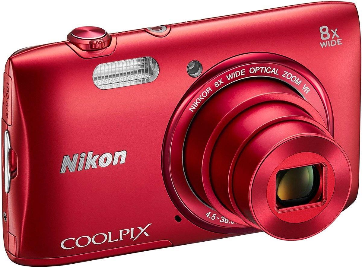 Aparat cyfrowy Nikon Coolpix S3600 Czerwony - Ceny i opinie