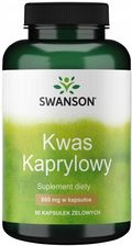 Zdjęcie Swanson Kwas Kaprylowy 600 mg 60kaps. - Węgliniec