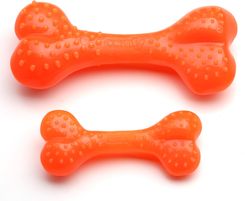 Zdjęcie Comfy Zabawka Mint Dental Bone Pomarańczowa 8,5Cm - Pieszyce