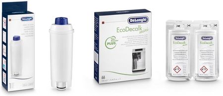 De'Longhi Zestaw EcoDecalk Mini + Filtr do wody DLS C002