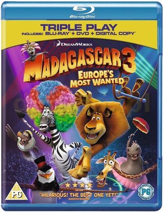 Madagascar 3: Europes Most Wanted (Madagaskar 3) [EN] (Blu-ray)