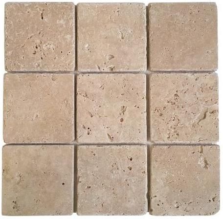 Płytki Marmur Trawertyn Ivory Tumbled 10x10x1 - Opinie i ... Płytki Marmur Trawertyn Ivory Tumbled 10x10x1 - Opinie i ...