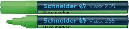 Schneider Marker Kredowy Maxx 265 Deco, Okrągły, 2-3 Mm, Jasnozielony (sr126511)