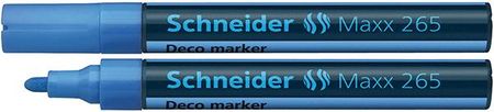 Schneider Marker Kredowy Maxx 265 Deco, Okrągły, 2-3 Mm, Jasnoniebieski (sr126510)