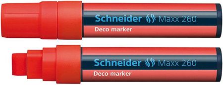 Schneider Marker Kredowy Maxx 260 Deco, 5-15 Mm, Czerwony (sr126002)