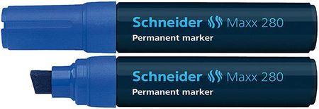 Schneider Marker Permanentny Maxx 280, Ścięty, 4-12 Mm, Niebieski (sr128003)
