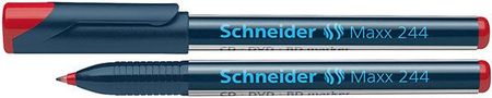 Schneider Marker Do Płyt Cd/Dvd Maxx 244, 0 , 7 Mm, Czerwony (sr124402)