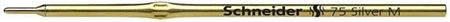 Schneider Wkład 75 Silver Do Długopisu, M, Format A2, Srebrny (sr7519)
