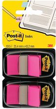 3M Post-It Zakładki Indeksujące Post-It (680-Bp2Eu), Pp, 25X43Mm, 2X50 Kart., Jaskraworóżowe (3m-70005078020)