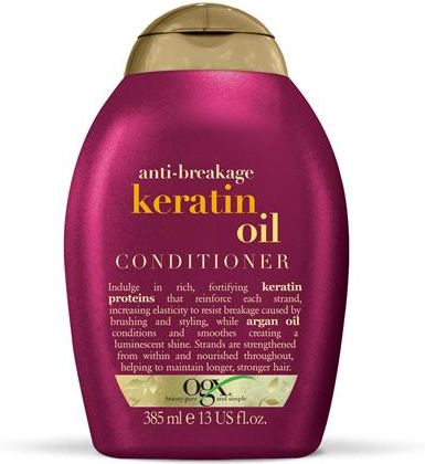 Organix Keratin Oil Odżywka Z Olejkiem Keratynowym Zapobiegająca Łamaniu Włosów 385 ml