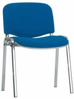 Nowy Styl Krzesło czarne Iso Chrome