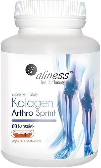 Aliness Kolagen Arthro Sprint Li Kaps 60 Kaps - zdjęcie 3 Aliness Kolagen Arthro Sprint Li Kaps 60 Kaps