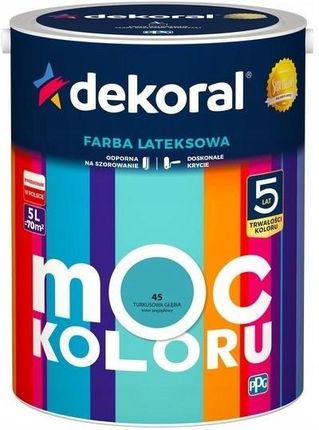 Dekoral Moc Koloru Turkusowa głębia 5L
