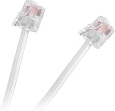 Kabel telefoniczny prosty 20m Biały (TEL0033-20)
