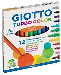 Giotto Pisaki Turbo Color 12 Kolorów