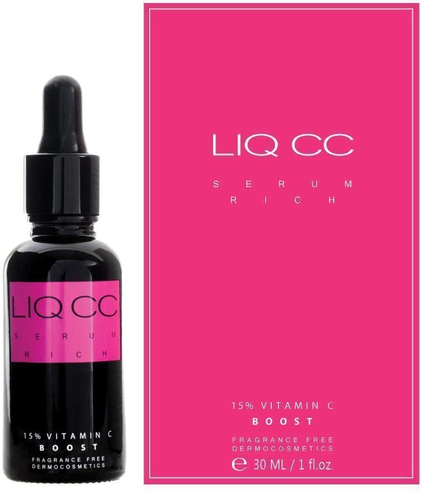 Liqpharm LIQ CC Serum Rich 15% Vitamin C BOOST koncentrat rozświetlający z witaminą C 30ml