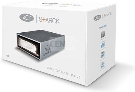 LaCie Desktop Starck 1TB 外付けハードディスク Dysk zewnętrzny LaCie Starck Desktop 1TB USB (301888EK