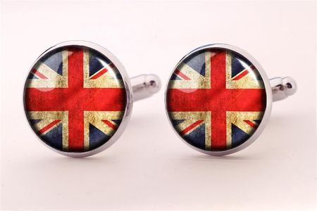 Brytyjska flaga - Spinki do mankietów