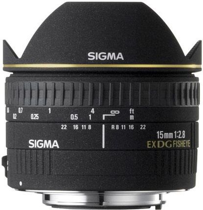Sigma 15 mm Fisheye F-2,8 Nikon