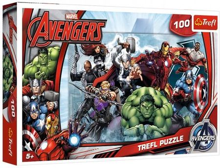 Trefl Puzzle 100el. Marvel Avengers Do Ataku 16272