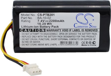Cameron Sino Bateria do Citizen CMP-10 Mobile Thermal printer battery / BA-10-02 2200mAh (CS-PTB201)