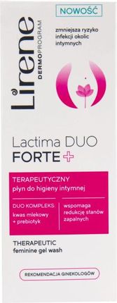 Lirene Lactima Duo Forte + Terapeutyczny Płyn Do Higieny Intymnej 300ml