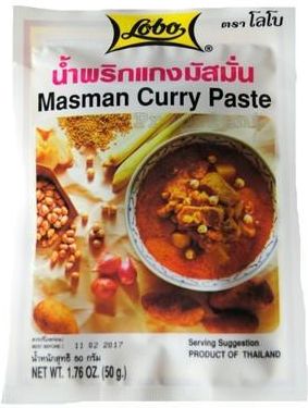 Proorient Pasta Curry Masman Lobo 50g