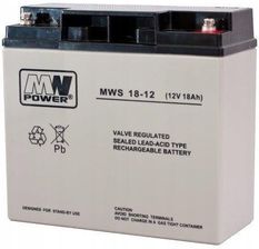 Mw Power Akumulator Żelowy (12V/18Ah-Mws) - Akcesoria alarmowe