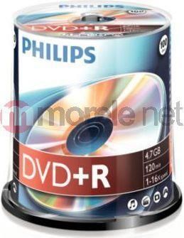 DVD+R Philips 4.7GB x16 (szpula 100szt.) (DR4S6B00F/00)