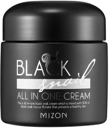 Krem Mizon Black Snail All In One Cream Z 90% Wydzieliną Czarnego Ślimaka Afrykańskiego na dzień 75ml