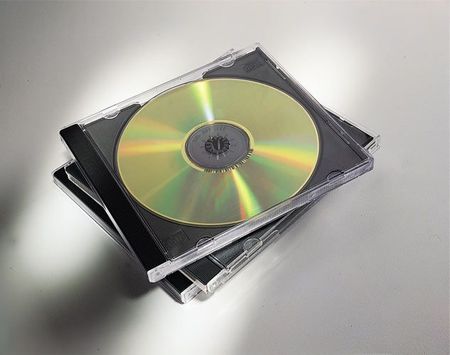 Pudełka na 1 CD, czarne, 10 szt.