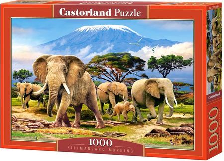 Castor 1000El. Słonie Na Tle Kilimandżar (103188)