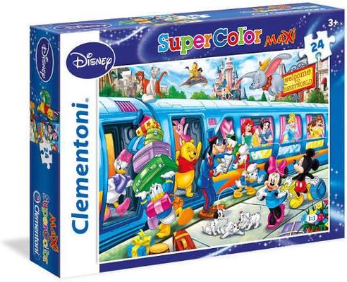 Clementoni Disney 24El. Maxi Pociąg (24464) - Ceny i opinie - Ceneo.pl