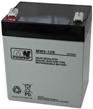 Zdjęcie MW Power Akumulator MWS 5-12 12V 5Ah (MWS 5-12) - Sztum