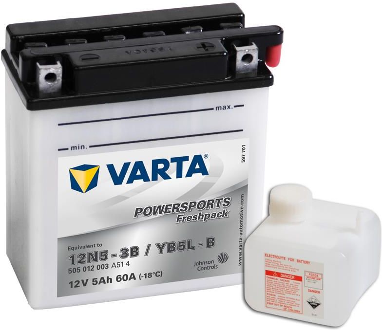 Varta Cb5L-B 12V 5Ah 60A (En) P+ - Opinie I Ceny Na Ceneo.pl