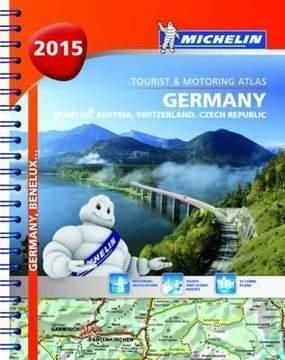 Germany Benelux Austria atlas/Michelin/spirala